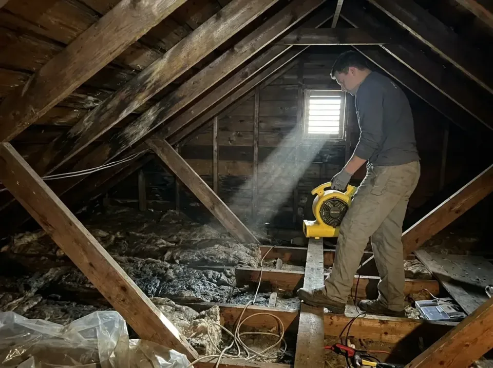 attic-water-damage-drying-proc-007 — frequently asked questions, Emergency Water Extraction & 24/7 Flood Response in Marco I…